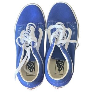 Vans Blue and White Old Skool Sneakers
